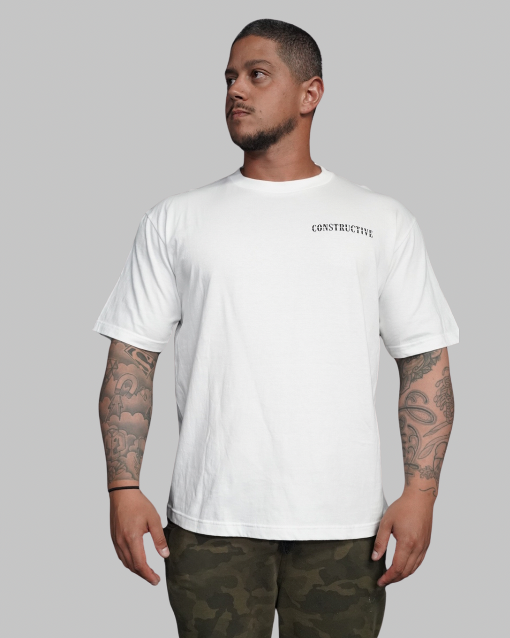 CAMISETA OVERSIZED - BRANCA